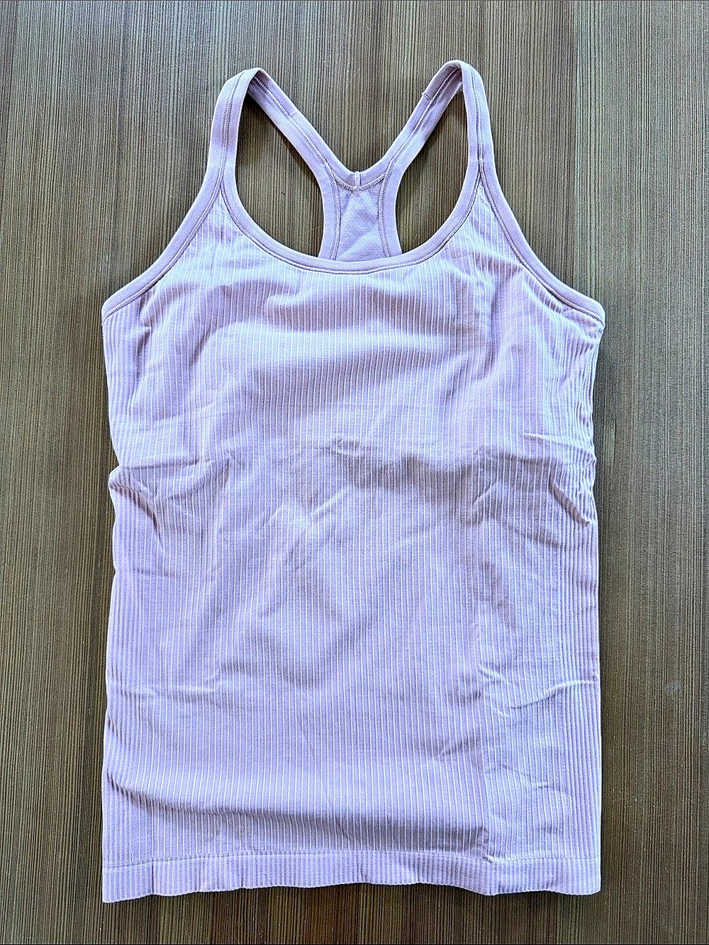 Lululemon Ebb to Street Ribbed Tank Top Ribbed Racerback Pink Size 10